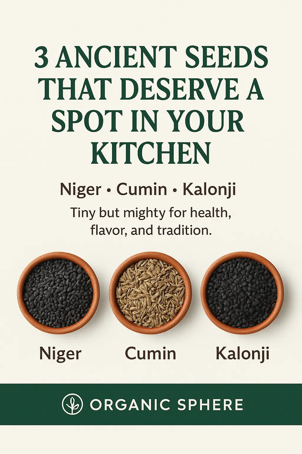 Niger-Seeds-Cumin-Seeds-Kalonji-Black-Cumin-Seeds Organic Sphere