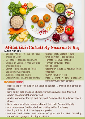 Millet-Tikki-Cutlet-A-Wholesome-Snack-by-Swarna-amp-Raj Organic Sphere