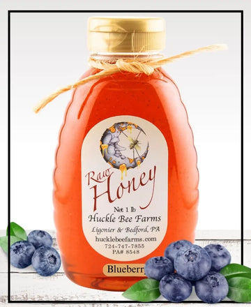 Blueberry Infused Honey Huckle Bee Farms LLC