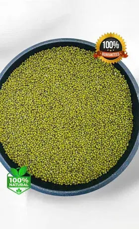 100% Natural Green Moong Whole (Can Sprout) - Farm to Table 5 KGS