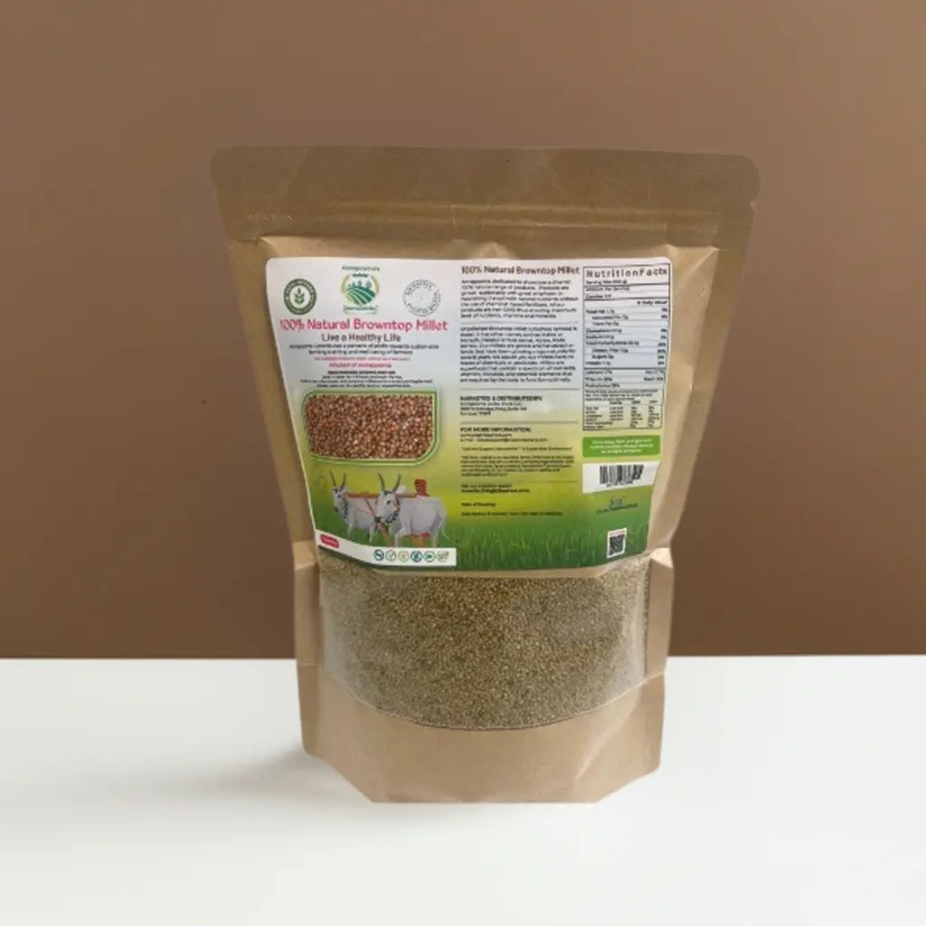Buchi Method Processed Siridhanya millets (all 5 millets 2lb each) Organic Sphere LLC