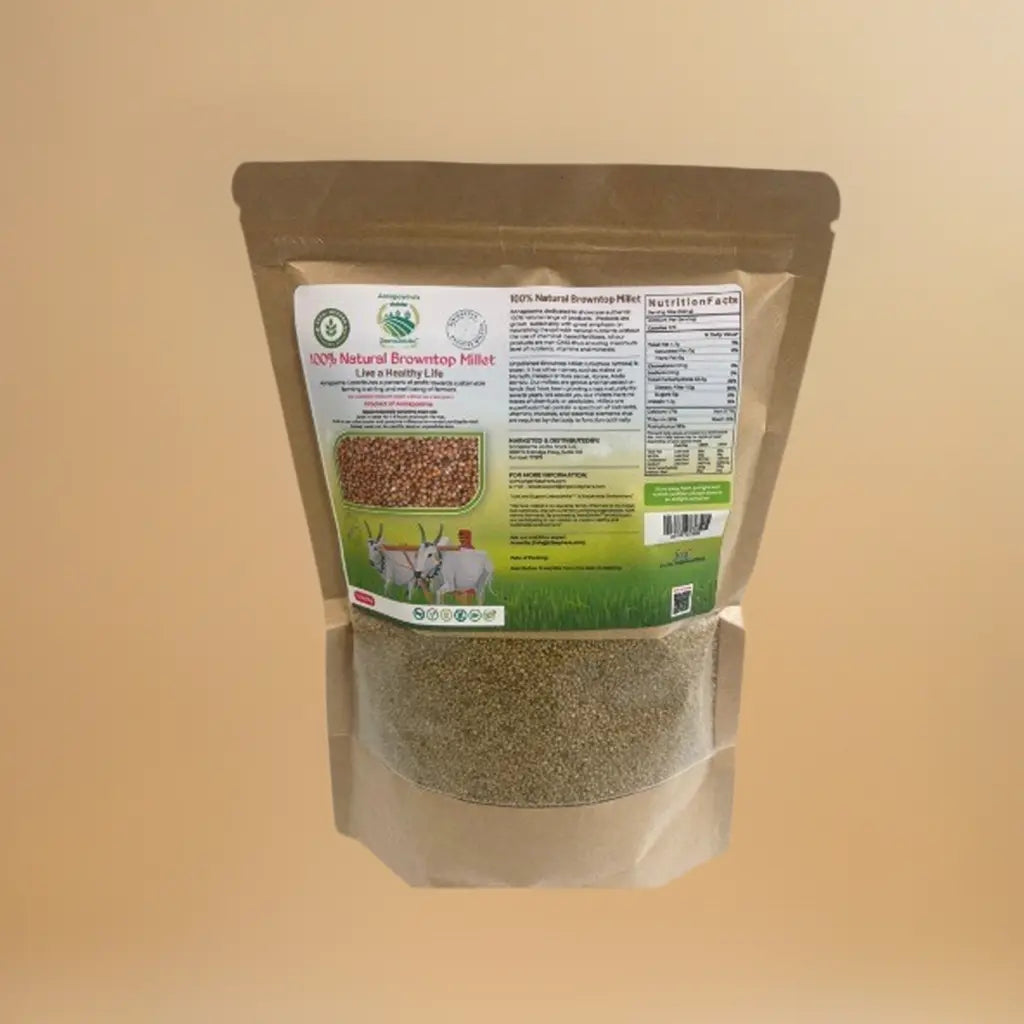 Buchi Method Processed Siridhanya millets (all 5 millets 2lb each) Organic Sphere LLC