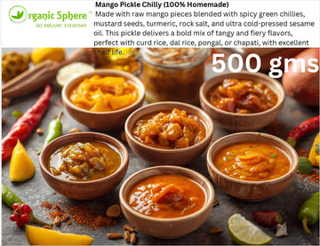 Mango Pickle Chilly (100% Homemade) Organic Sphere
