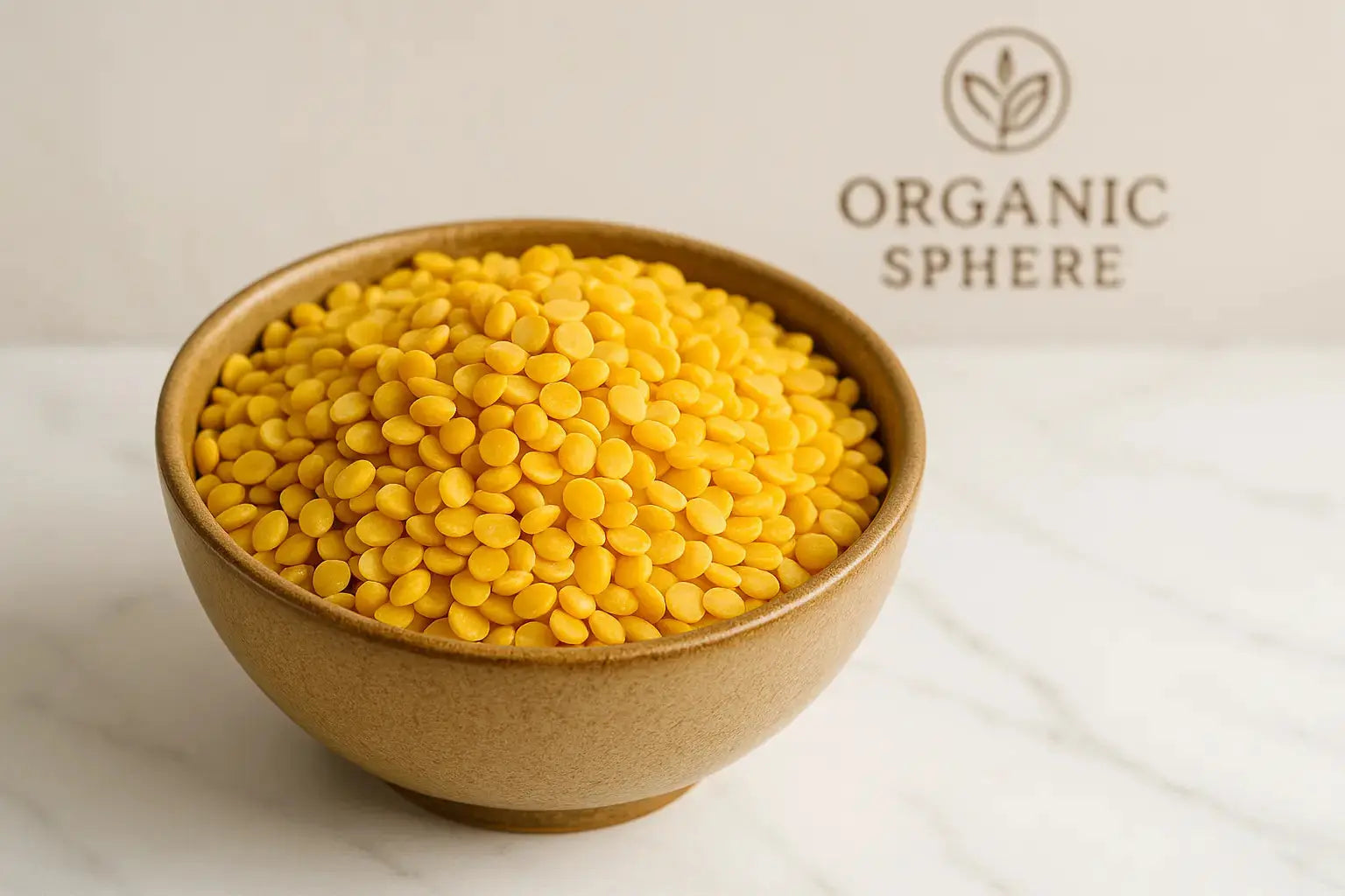 toor dal in a bowl  Organic Sphere Brand