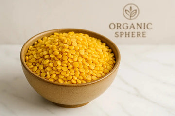 100% Natural Organic Sphere Toor Dal or Pigeon Dal - 4 lb