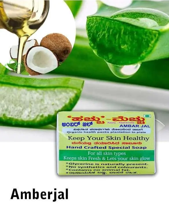 Handmade Ambarjal Soap(90g) - Pack of 12 Organic Sphere LLC