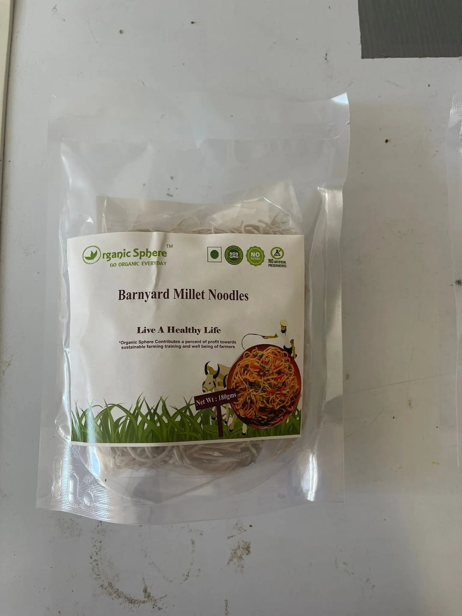 Barnyard Millet Noodles Organic Sphere LLC