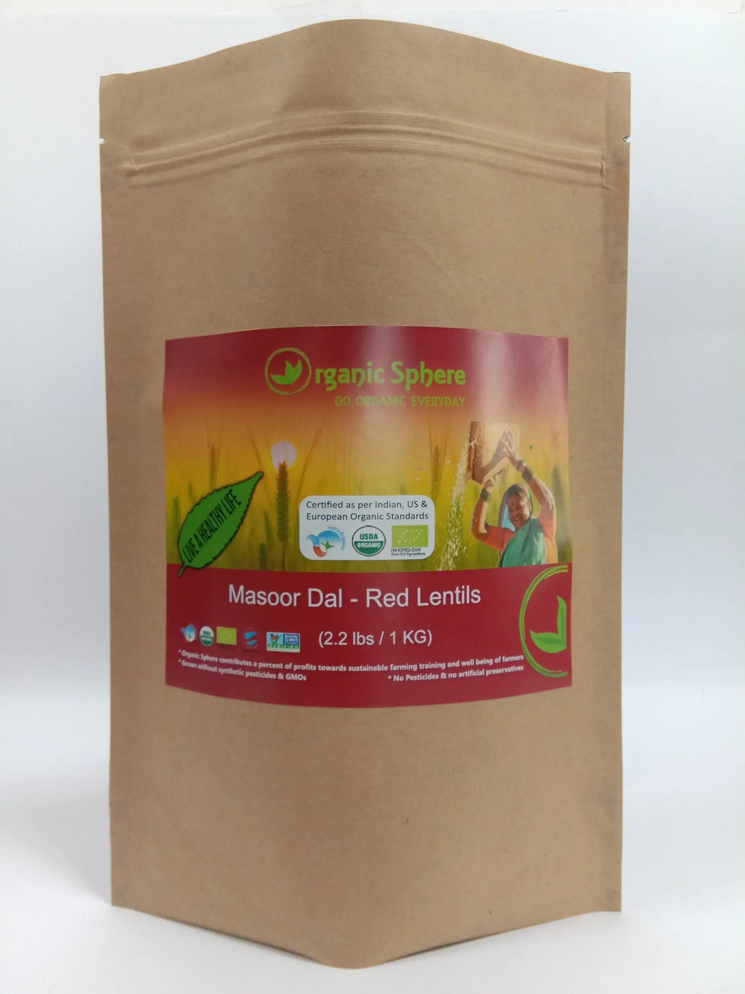 Masoor Dal/ Masoor Malka Organic Sphere LLC