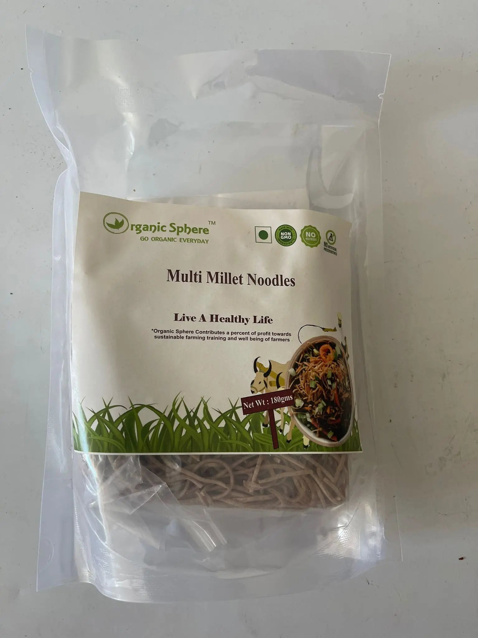 Mixed Millet Noodles Organic Sphere LLC