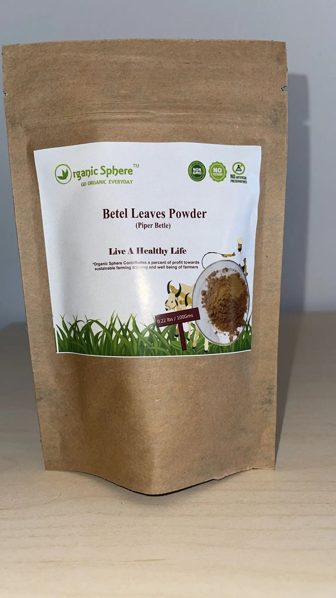 Betel leaf powder - Piper betle Organic Sphere LLC