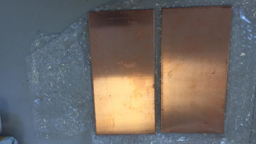 Copper plates for purification