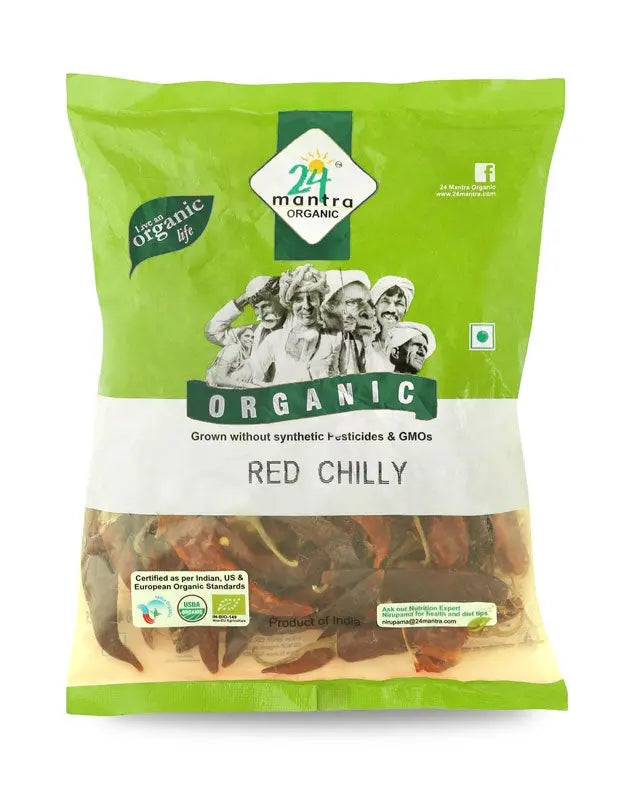 Fresh 100% Natural  Red Stick Chilly - Organic Sphere Organic Sphere LLC