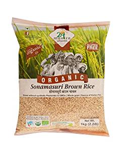 Sonamasuri Brown Rice - 10 lb - Organic Sphere brand